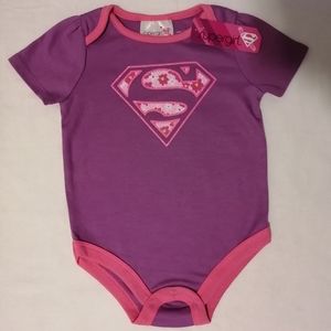 🔥SALE🔥 Supergirl Superhero Baby Girls Onesie Bodysuit NWT Size 18-24 Months